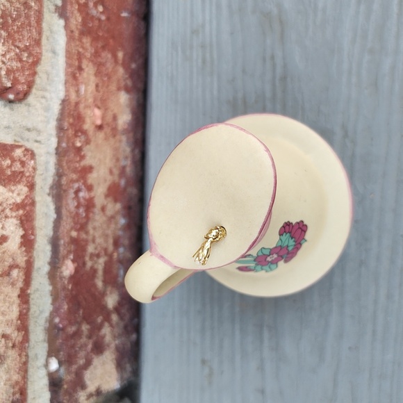 Vintage Jasco County Kitchen Porcelain Bisque Pitcher Bell - Picture 6 of 8